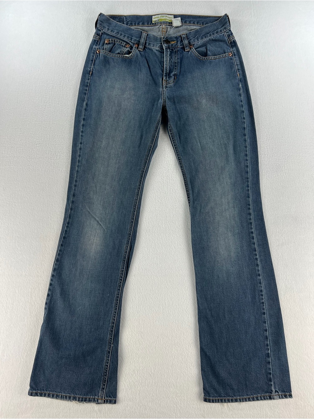 Y2K Old Navy Womens Boot Cut Low Waist Denim Jeans Med Wash Size 6x30